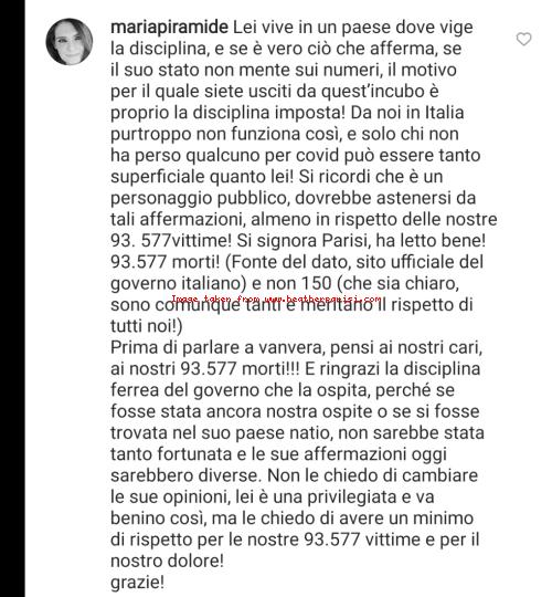 Ho un sacro rispetto dei morti, ma per me, ogni morte ha la stessa dignità.